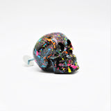 Paint Splat Skull Door Knobs, Resin Kitchen Door Knobs