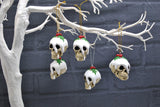 Christmas Pudding Skull Bauble