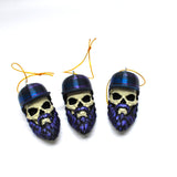 Cap Skull Baubles, Christmas Tree Decorations