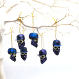 Cap Skull Baubles, Christmas Tree Decorations