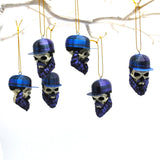 Cap Skull Baubles, Christmas Tree Decorations