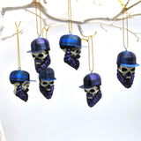 Cap Skull Baubles, Christmas Tree Decorations