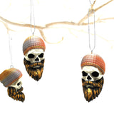 Skull Baubles, Christmas Tree Decorations