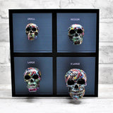 Graffiti Skull Door Knob, Resin Kitchen Door Knob