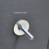 Black Glitter Skull Door Knobs, Resin Kitchen Door Knobs