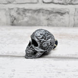 Scroll Skull Door Knobs, Resin Kitchen Door Knobs
