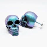 Colour Shifter Skull Door Knobs, Resin Kitchen Door Knobs