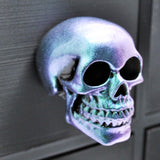 Colour Shifter Skull Door Knobs, Resin Kitchen Door Knobs