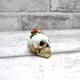 Christmas Pudding Skull Bauble