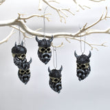 Viking Skull Baubles, Christmas Tree Decorations