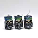 Crown Skull Baubles, Christmas Tree Decorations