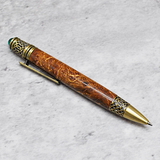 Celtic Twist Elm Burr Ballpoint Pen