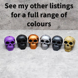 Gun Metal Skull Light Pull