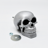 Silver Skull Drawer Knob – Gothic Cabinet Pull for Drawers & Furniture