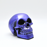 Purple Skull Ornament, Gothic Paperweight