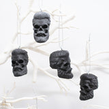 Skull Bauble, Bearded Skulls, Christmas Tree Skulls