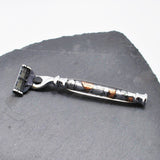 Steampunk Razor Handle - Mach3 Shaving Handle  - Shaving Razor Handle