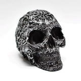 Skull Ornament, Gothic Paperweight, Skull Shelf Decoration, Skull Desk Ornament, Skull Paperweight