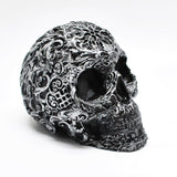 Skull Ornament, Gothic Paperweight, Skull Shelf Decoration, Skull Desk Ornament, Skull Paperweight
