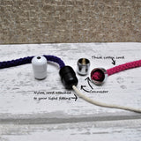 Light Pull Cord, Coloured Pull Cord, Bathroom Cord