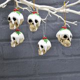 Christmas Pudding Skull Bauble