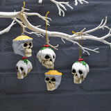 Mince Pie Skull Bauble