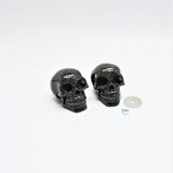 Black Glitter Skull Door Knobs, Resin Kitchen Door Knobs