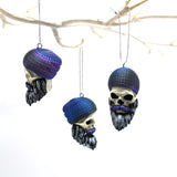 Skull Baubles, Christmas Tree Decorations