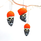 Skull Baubles, Christmas Tree Decorations