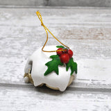 Christmas Pudding Skull Bauble