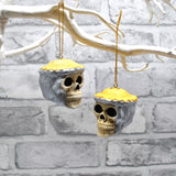 Mince Pie Skull Bauble