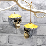 Mince Pie Skull Bauble