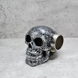 Aluminium Effect  Skull Curtain Pole Finials