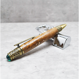 Celtic Twist Oak Burr Ballpoint Pen