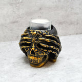 Skull Candle Holder, Gothic Tea light Holder