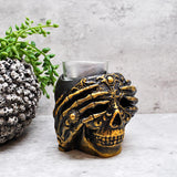 Skull Candle Holder, Gothic Tea light Holder