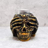 Skull Candle Holder, Gothic Tea light Holder