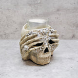 Skull Candle Holder, Gothic Tea light Holder