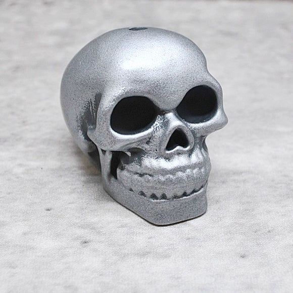 Silver Skull Light Pull