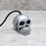 Silver Skull Light Pull