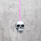 Silver Skull Light Pull