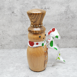 Handcrafted Wooden Snowman – Festive Christmas Decoration"