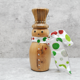 Handcrafted Wooden Snowman – Festive Christmas Decoration"