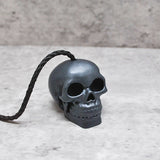 Gun Metal Skull Light Pull