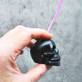 Gun Metal Skull Light Pull