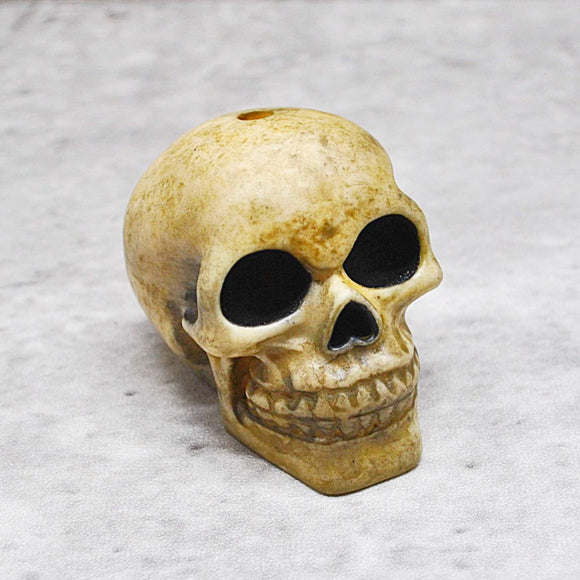 Natural Aged Skull Light Pull