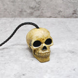 Natural Aged Skull Light Pull