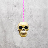 Natural Aged Skull Light Pull