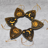 Handcrafted Planchette Ornaments – Spiritual Decor