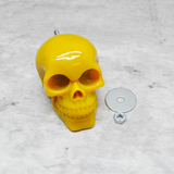 Yellow Skull Door Knobs, Resin Kitchen Door Knobs